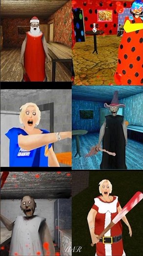 Granny All Mods Comparison 😱#GrannyGame #GrannyMods #GamingShorts