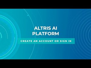 Getting started on the Altris AI Platform