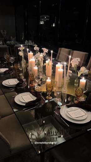 Mesa y menu para el bday de René 🤎🤎🤎 ig: @createbyroberta #stationary #menu #tablesetting #hosting