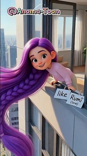 😱 Rumi Joined the Longest Hair Challenge! (Rumi, Mira, Zoey) #kpop #demonhunters #fyp