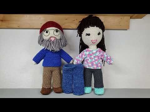 Amigurumi Doll Pants | How To Crochet Pants For Your Doll | Easy Crochet Doll Pants