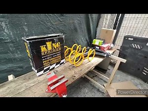 Mitsubishi Outlander lifted. Coil spring replacement. King spring.