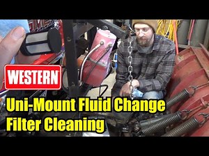 Western UniMount | Fluid Change | Pump Filter Clean