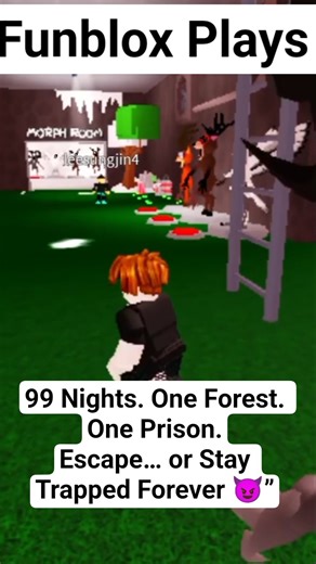 I Survived 99 Nights in a Haunted Forest Prison OBBY 😱 | Roblox Escape Challenge #roblox #subscribe