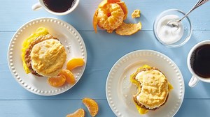 Sausage, Egg and Cheese Breakfast Sandwiches for Two