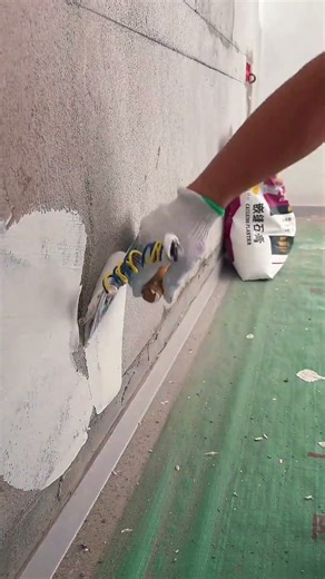 Construction machinery Putty scraping technique