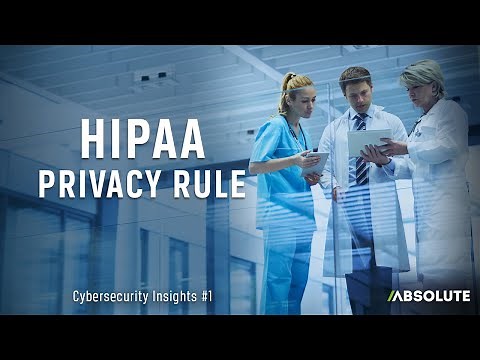 HIPAA Privacy Rule | Cybersecurity Insights #1
