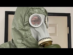 Scenes in a Green GP-5 Gas Mask & Green Tychem!