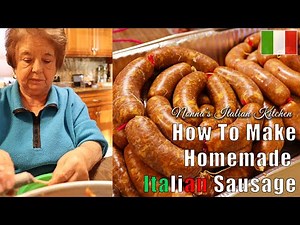 How to Make Real Italian Sausage at Home (Cooking with Nonna)