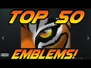 *NEW* Top 50 Emblems in Black Ops 3! - The Best, Epic BO3 Emblems (Call of Duty)