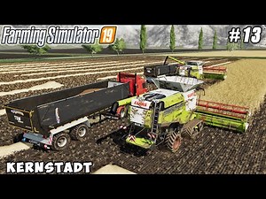Whiskey production, collection straw for compost | Farming & Production | FS 19 | Timelapse #12