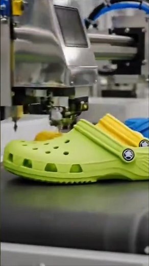 How Crocs Are Made #shorts #crocs #howitsmade #factoryprocess