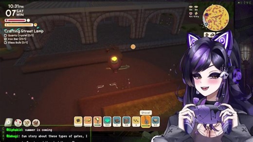 【Dinkum】VTuber vs TRAIN! (let's build a trainline on the island!) [Steam Code Giveaway]