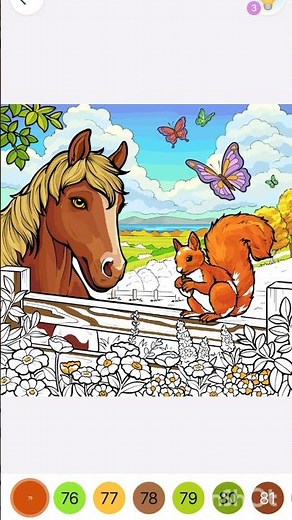 Relaxing Digital Coloring | Cute Animals & Nature 🌸🦋