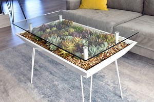 The BloomingTables let you set up a herb garden right underneath your dining table! - Yanko Design