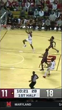 Geronimo Throws Down the Alley Oop vs. LIttle Rock | Indiana Basketball