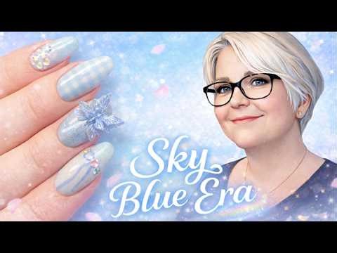 FIRST Spring Nails 2026 💙 Sky Blue Era Nail Art