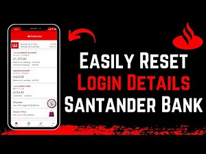 Reset your Log On Details - Santander Online Banking !