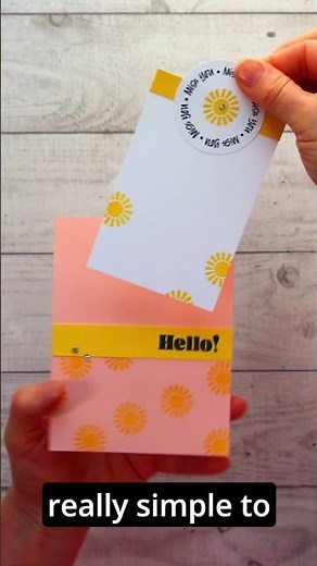 Simple Pocket Card with a Pull-Out Insert