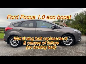 How do you replace the timing belt on a Ford Focus?