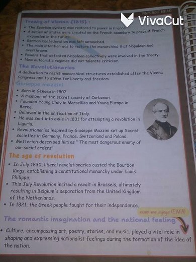 🔥 Notes Class 10 - Social Science (History)Chapter - 1 Rise of Nationalism in Europe #Class10 #viral