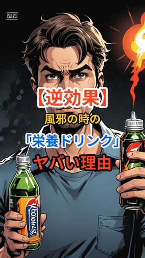 【逆効果】風の時の『栄養ドリンク』がやばい理由 #風邪 #健康習慣 #栄養ドリンク #セルフケア #免疫力アップ