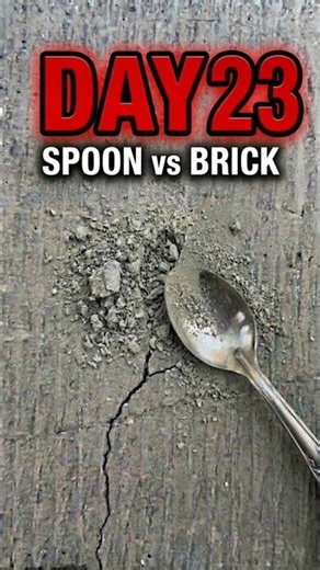 Breaking a Brick with a Spoon Day 23 💥🥄