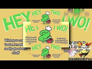 (YTPMV) Antony Kos - Hey Two! (Extended Cake at Stake song) Lyric Video Scan