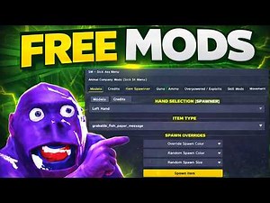 How to Get Mods in Animal Company | NEW Free Mod Menu 2026! (AFTER PATCH)