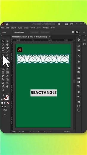Adobe Illustrator 2026 - Tips to create Ren Pattern with Brush Pattern Tool in #AqeelGraphics