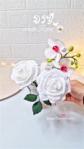 Super aesthetic rose from tissue paper | Paper flower making | Paper Rose #craft #shorts