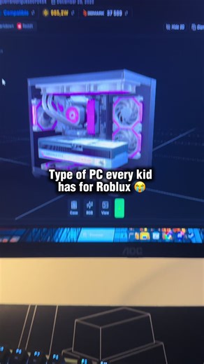 Every kids Roblux PC 😭😭 #pcbuild #pcgaming #gaming #buildcores #gamingsetup