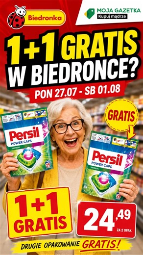 1+1 GRATIS w Biedronce? 🐞 27.07 - 01.08