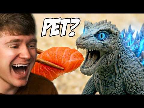 He has GODZILLA as a PET!? (Reaction)