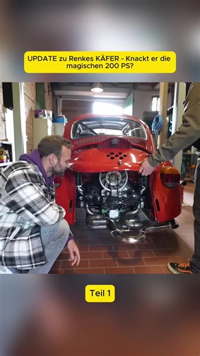 Update zu Renkes Käfer: Knackt er die 200 PS Grenze?