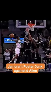 Jamorant Poster Dunk against d Alien #basketball #nbahistory #posterdunk #jamorantvsdalien | Boss Vic