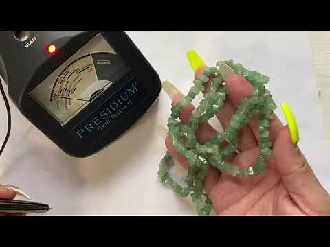 Testing jewelry using my Presidium Gem Tester II