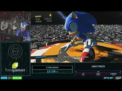Sonic Forces by thebluemania in 58:15 - AGDQ2019