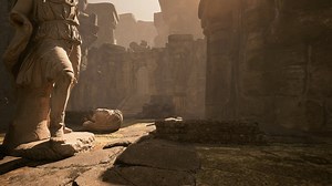 Ancient roman architecture ruins