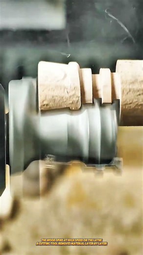 Wood Lathe Machine Shapes Rotating Timber into Precision Decorative Profiles Fast