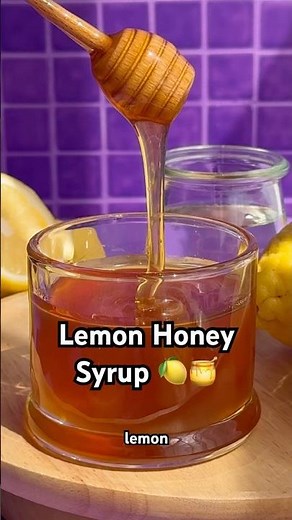 Lemon Honey Simple Syrup #simplesyrup #drinkrecipes