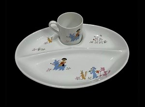 Vintage Noritake Nippon Toki Kaisha Child’s Dish Set – Divided Plate and Mug – Nursery Porcelain Dinnerware – Morimura Brothers Japan – Baby - Etsy UK