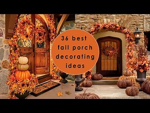 Bright FALL PORCH Decor 36 Best Ideas 🍁 Autumn Porch DECOR 🍂 ОСЕННИЙ ДЕКОР КРЫЛЬЦА 2021