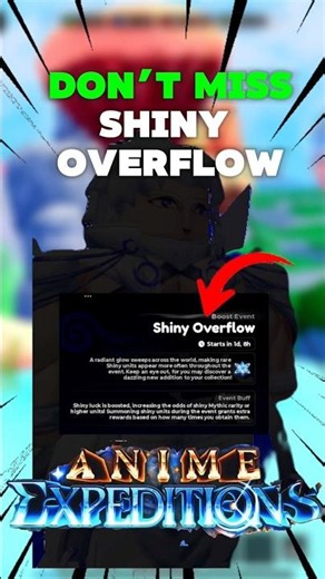 Save Your Sand Dollars For Shiny Overflow In Anime Expeditions! #roblox #anime#animeexpeditions