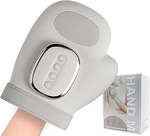 Hand Massager with Heat and Compression, Cordless Hand Massager with 3 Heat Levels & 5 Compression Massage Modes, Pressure Therapy for Arthritis and Carpal Tunnel Pain Relief, Gifts for Women Men