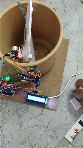 Smart dustbin with Wet and Dry segregation