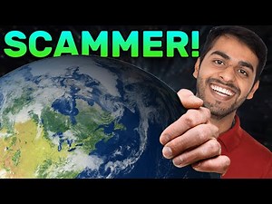 He wanted to scam me. So I showed him his city on google maps.