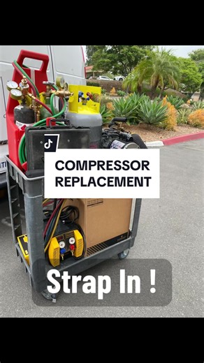 #hvac #hvaclife #compressorreplacement #bluecollar #workingman