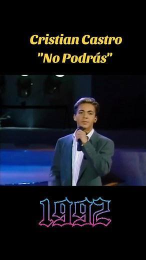 Cristian Castro - No Podrás (1992) Video Musica Pop 90s