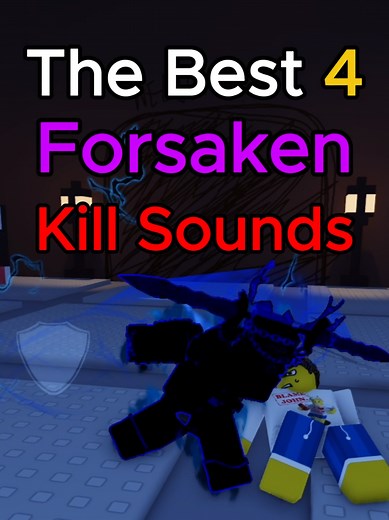 the top 4 forsaken killsounds IDS || Forsaken Roblox #forsakenroblox #roblox #forsaken